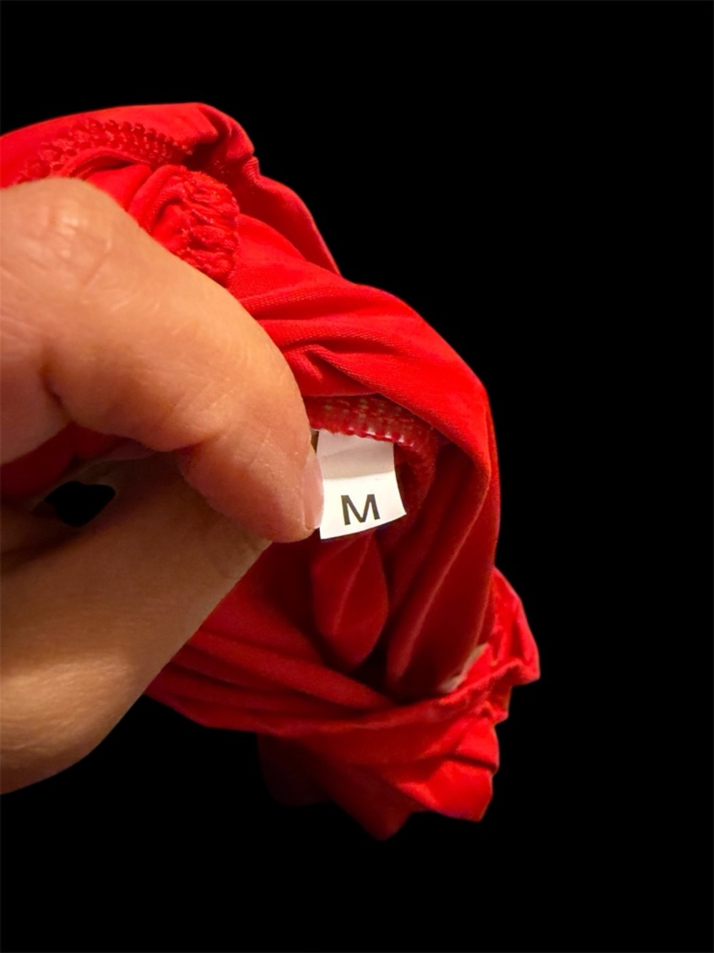 Red Ruched Dress - Picture 5 of 5